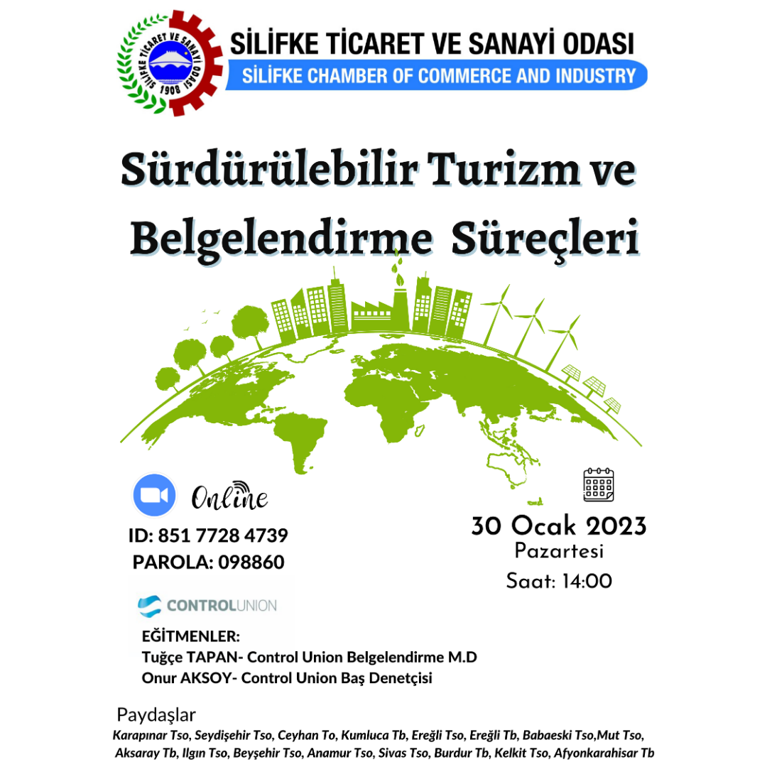 Sürdürülebilir Turizm ve Belgelendirme Süreçleri Eğitimi